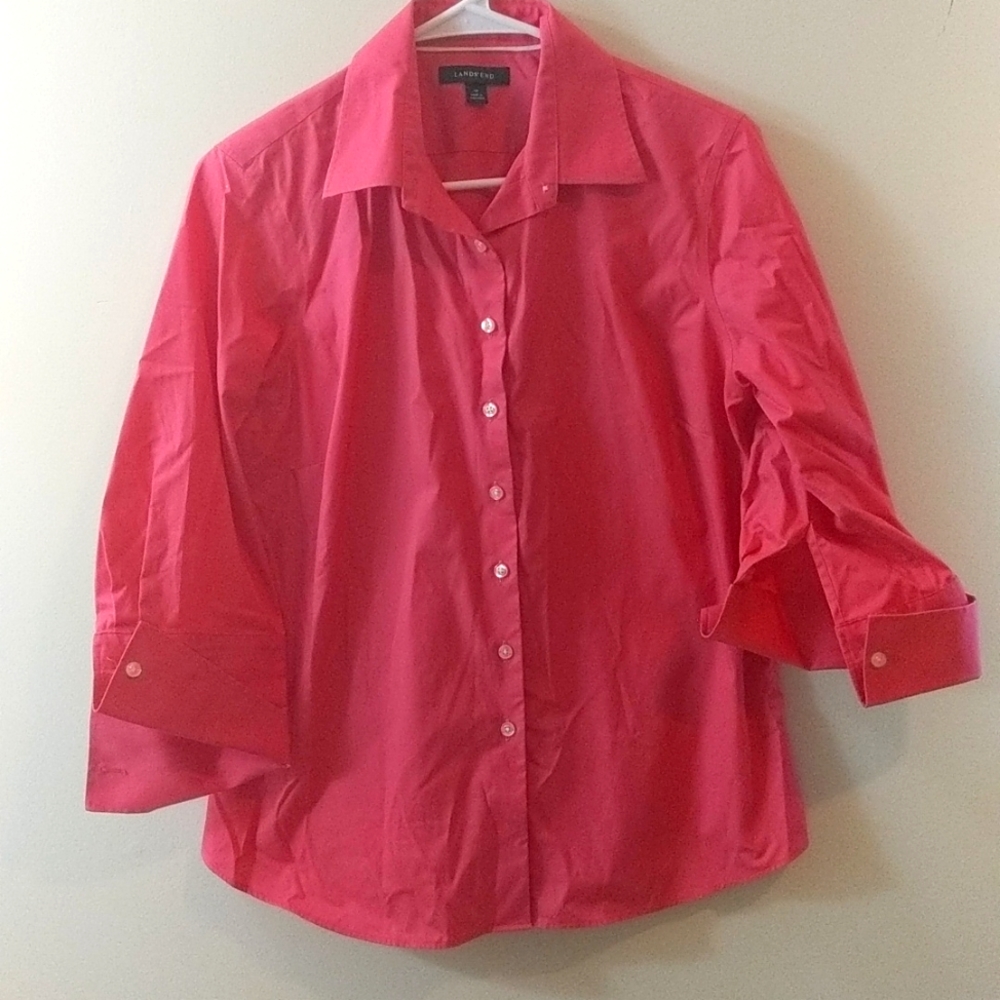 3/$23 Land's End Pink Long Sleeve